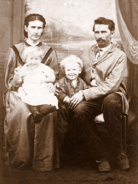 Hermann & Caroline with foster children, 1874 Hermann & Caroline with foster children, 1874
